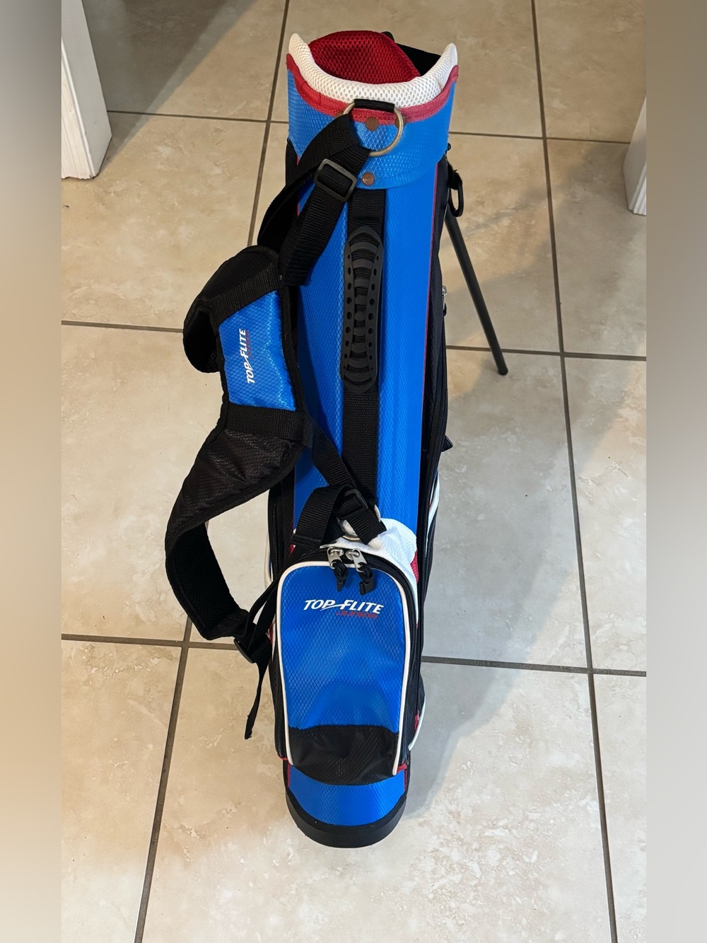 Blue Carry Golf Bag with Stand